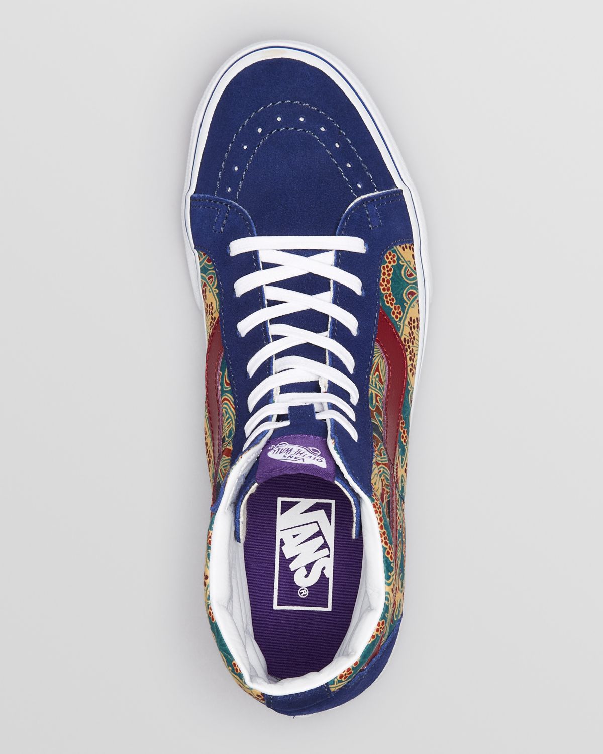 vans high tops blue
