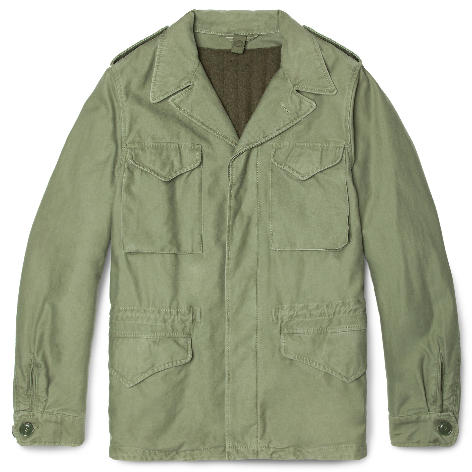 Aspesi Field Jacket M43 in Cotton in Military Green (Green) for Men - Lyst
