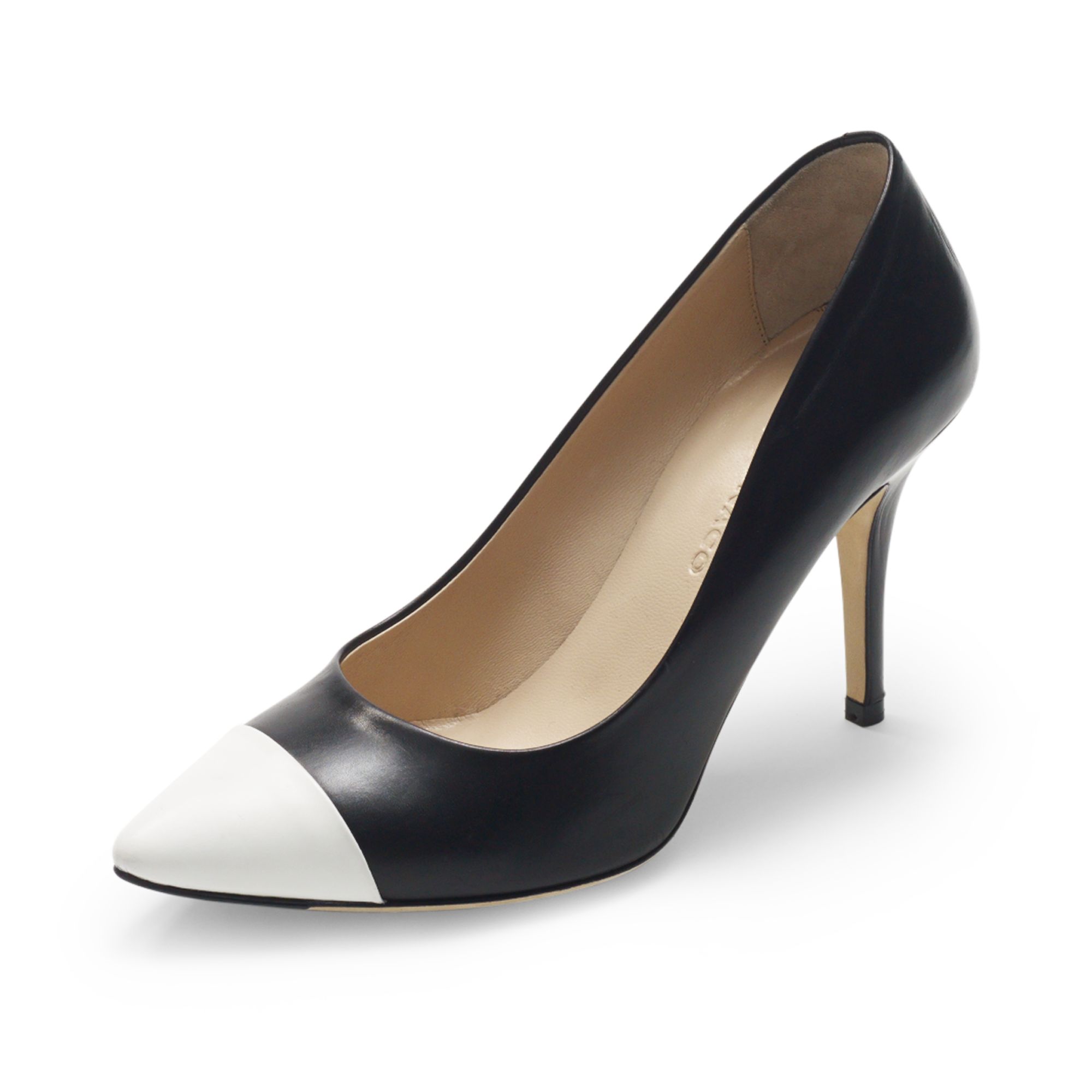 women's cap toe pumps