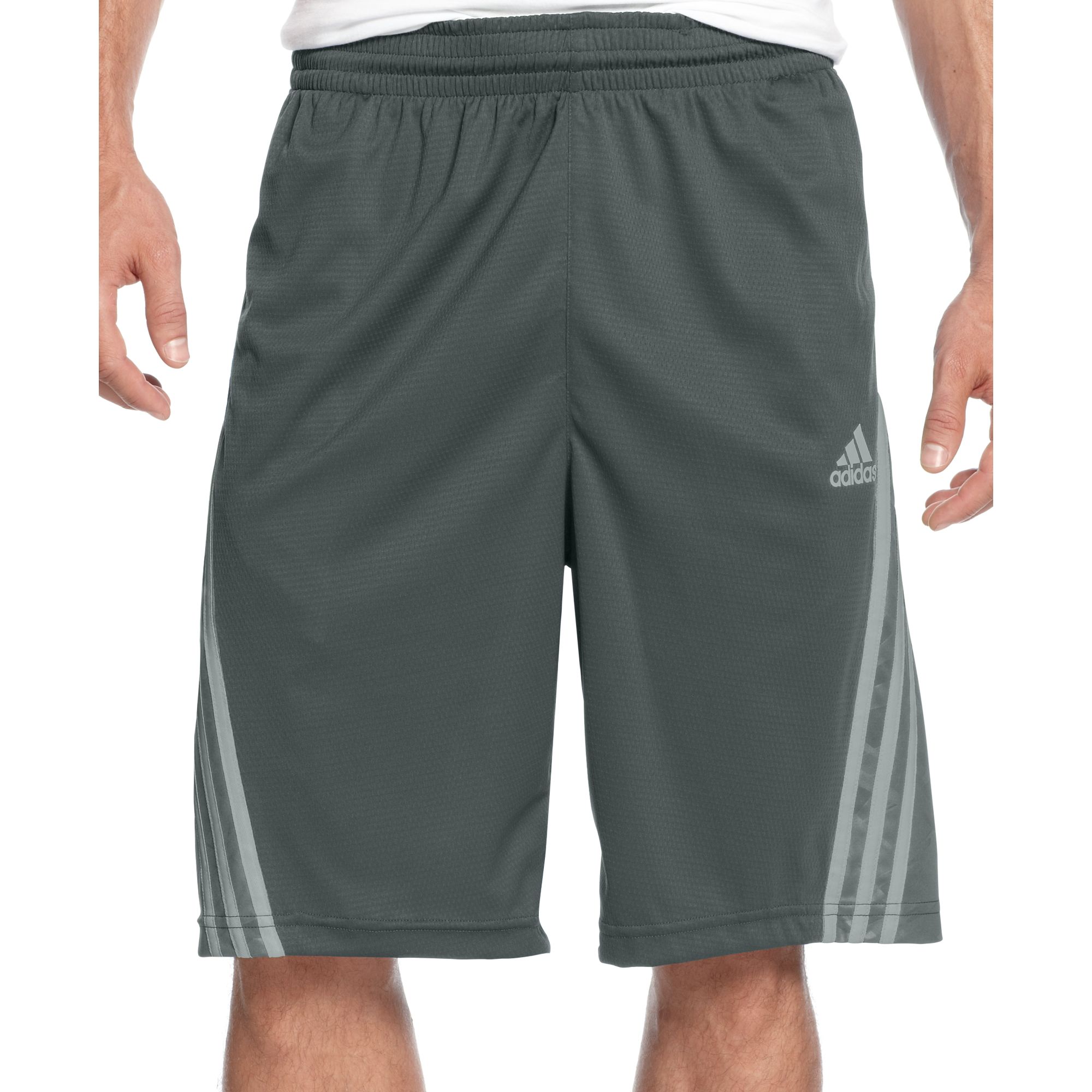 Adidas Crazy Shadow Basketball Shorts in Gray for Men (Dark Grey Onix ...