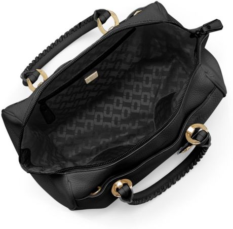 Diane Von Furstenberg Sutra Small Leather Duffle Bag in Black | Lyst