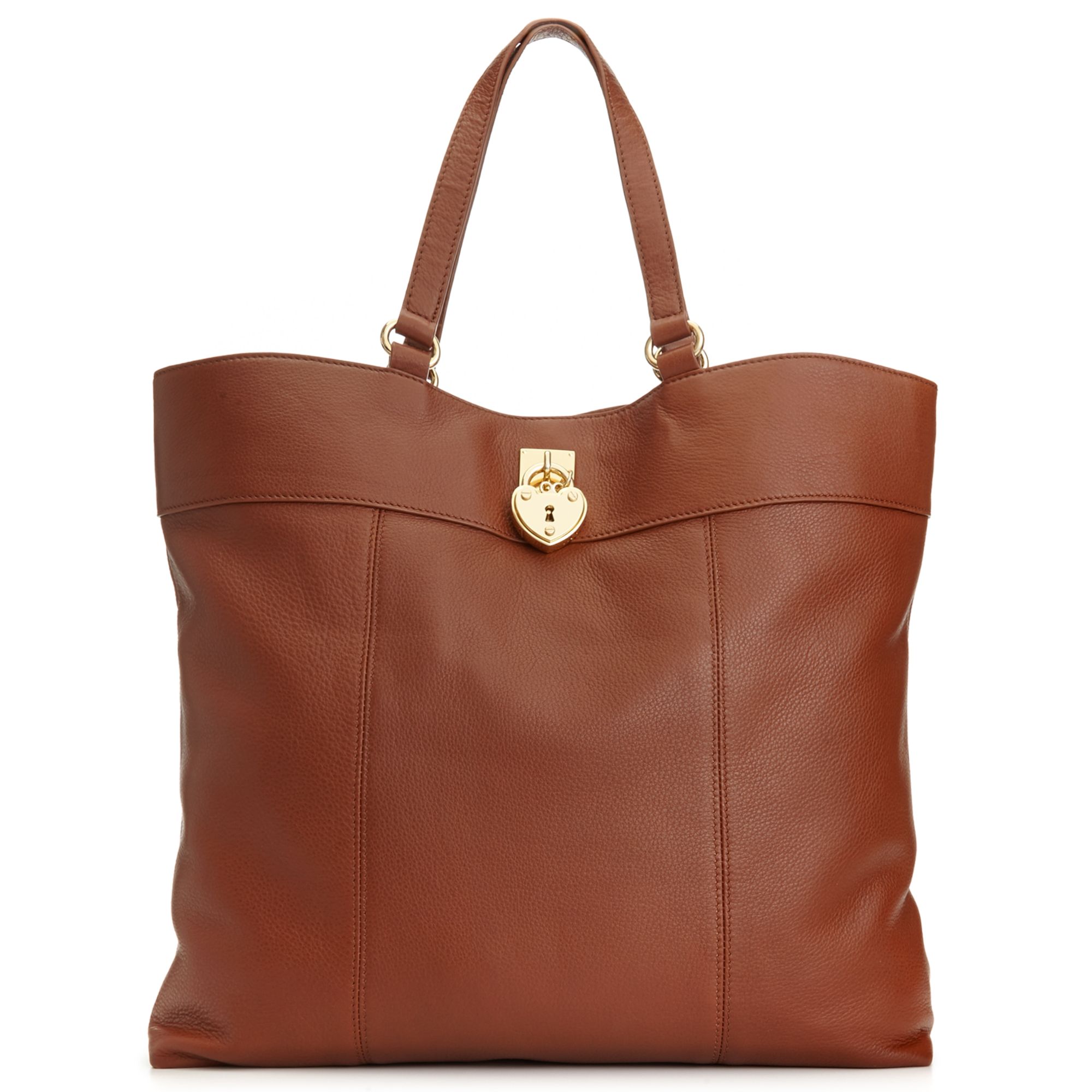 Juicy Couture Robertson Leather Tote in Brown (Cognac) | Lyst