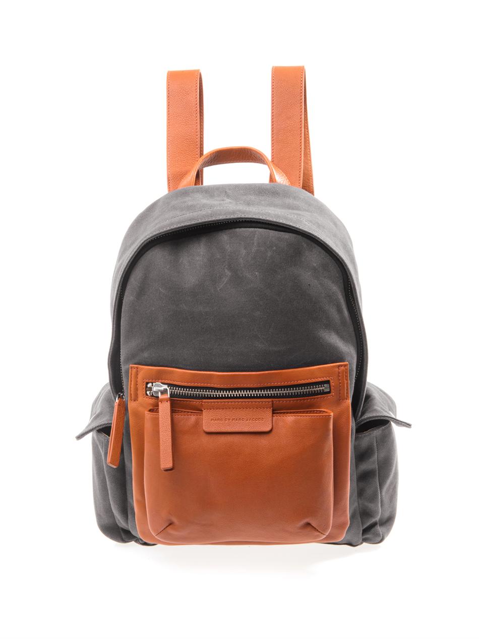 Grey Leather Backpack Australia