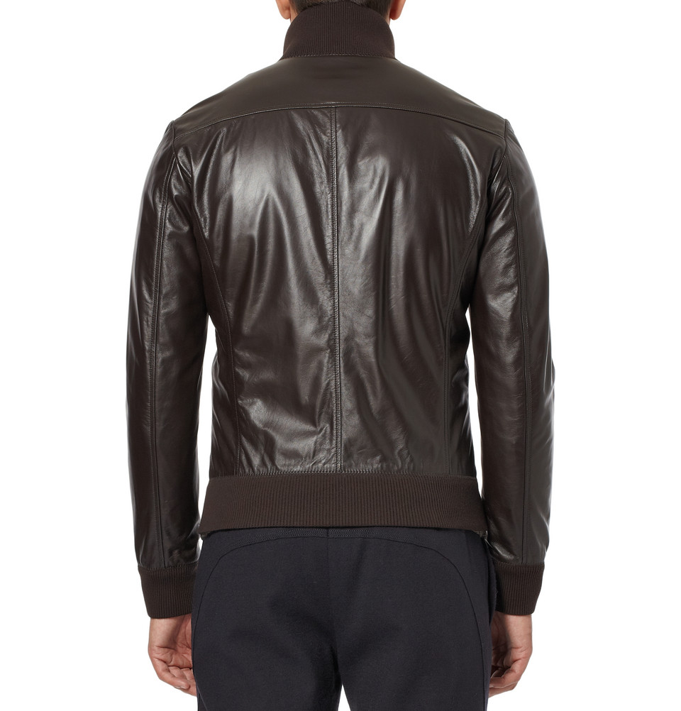 bottega veneta men's leather jacket