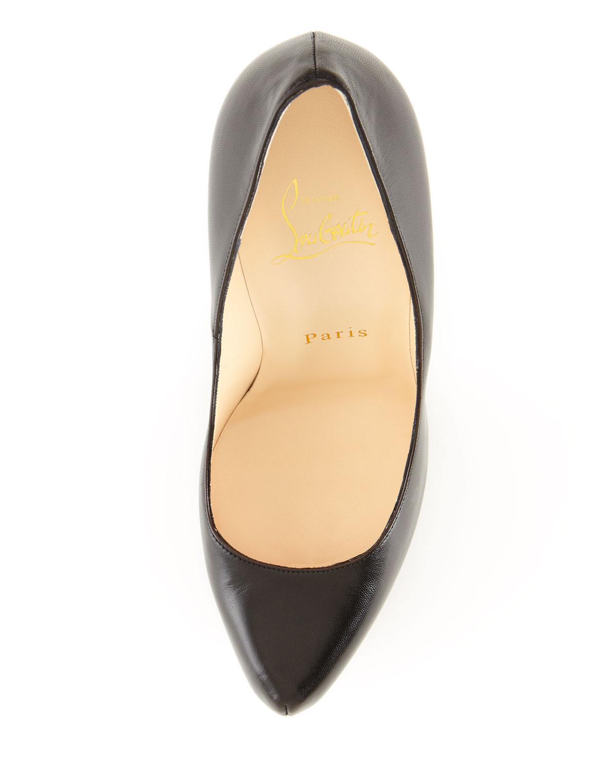 Christian louboutin Daffodile Platform Red Sole Pump Black in ...