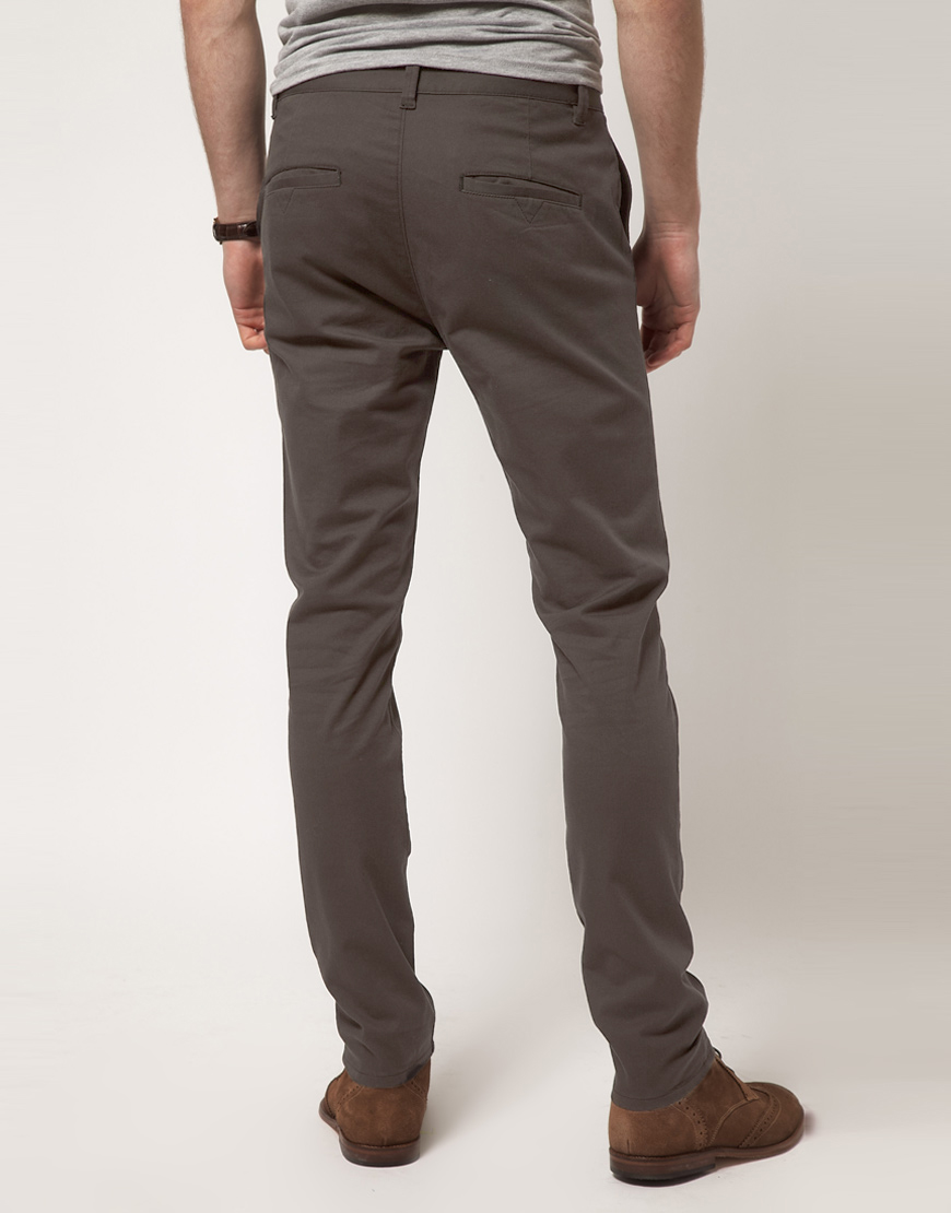 combination with grey chinos