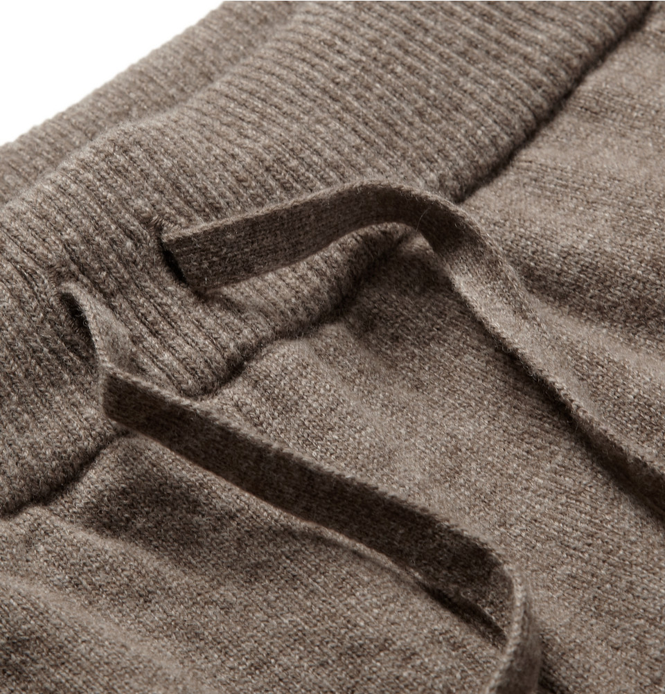 Hanro Merino Wool and Cashmereblend Sweatpants in Brown for Men - Lyst
