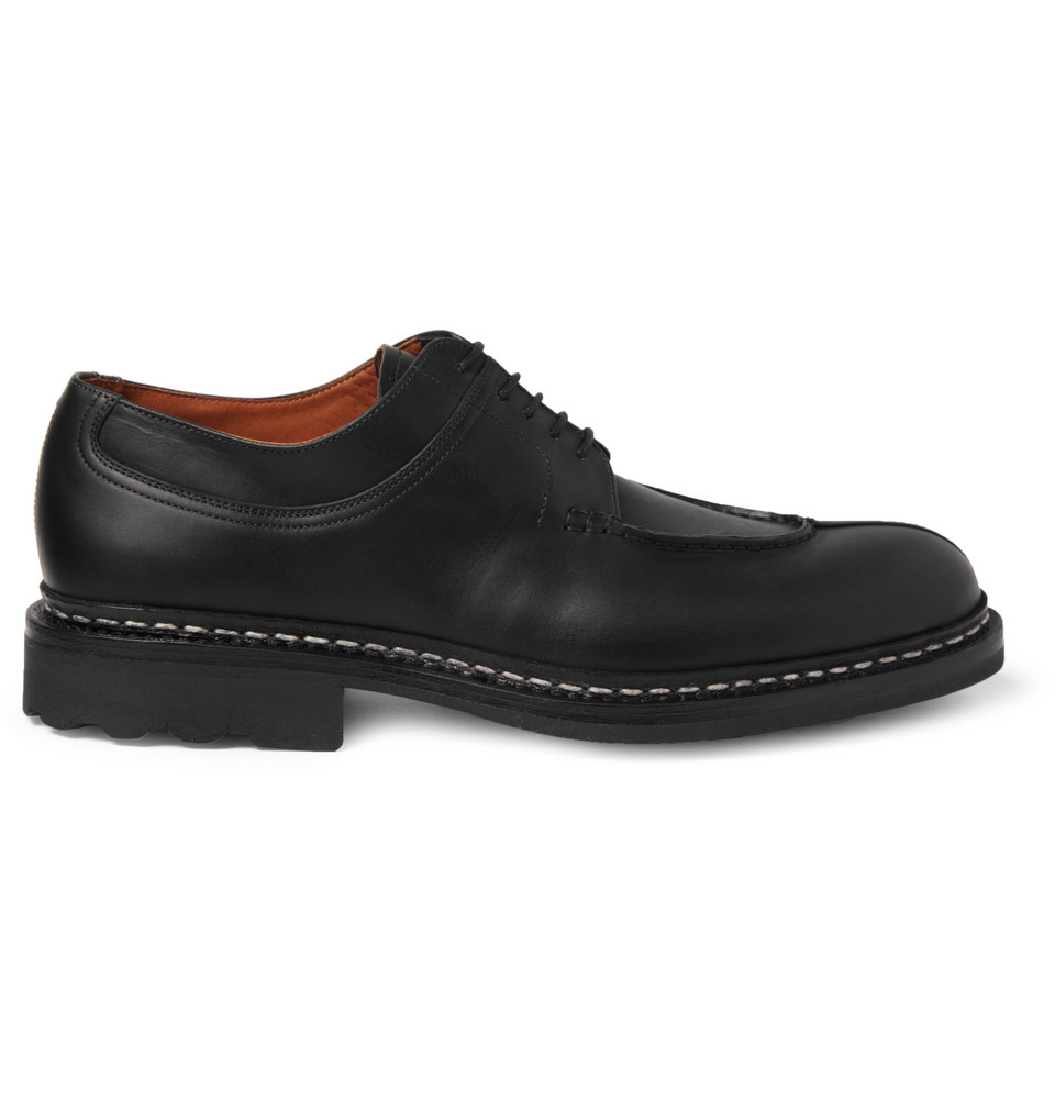Lyst - Heschung Ebene Leather Derby Shoes in Black for Men