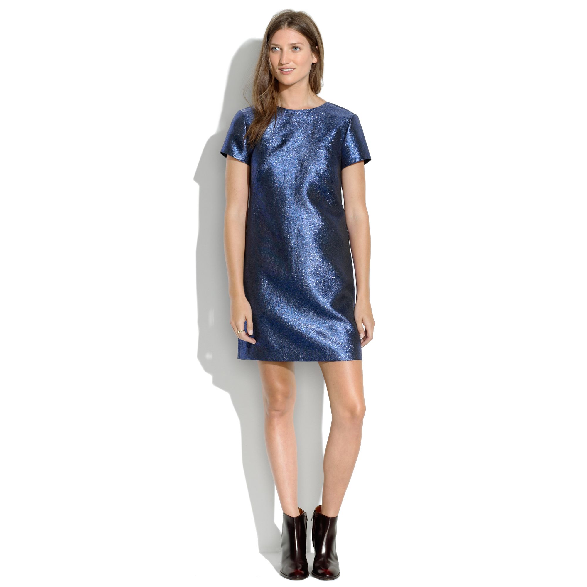 shimmer t shirt dress