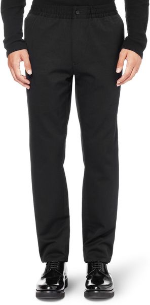 Our Legacy Cotton and Woolblend Twill Trousers in Black for Men | Lyst