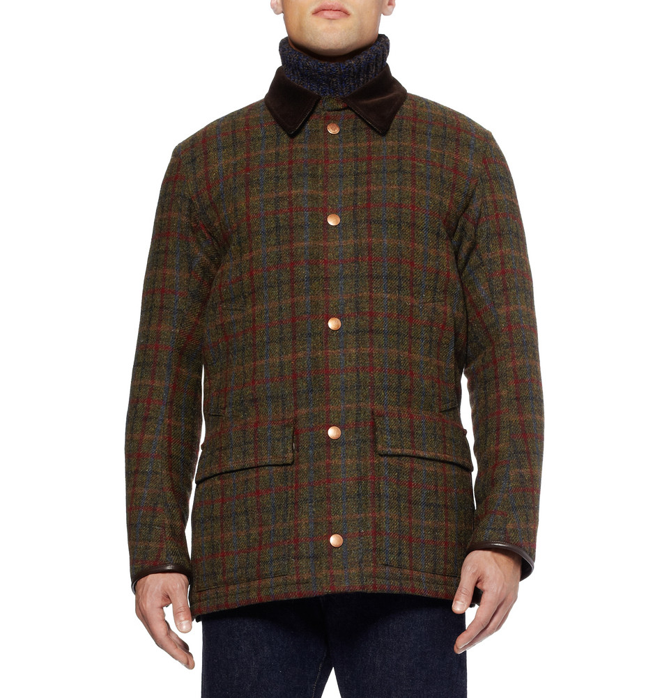 tweed quilted jacket