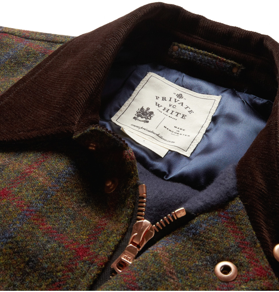 quilted tweed jacket