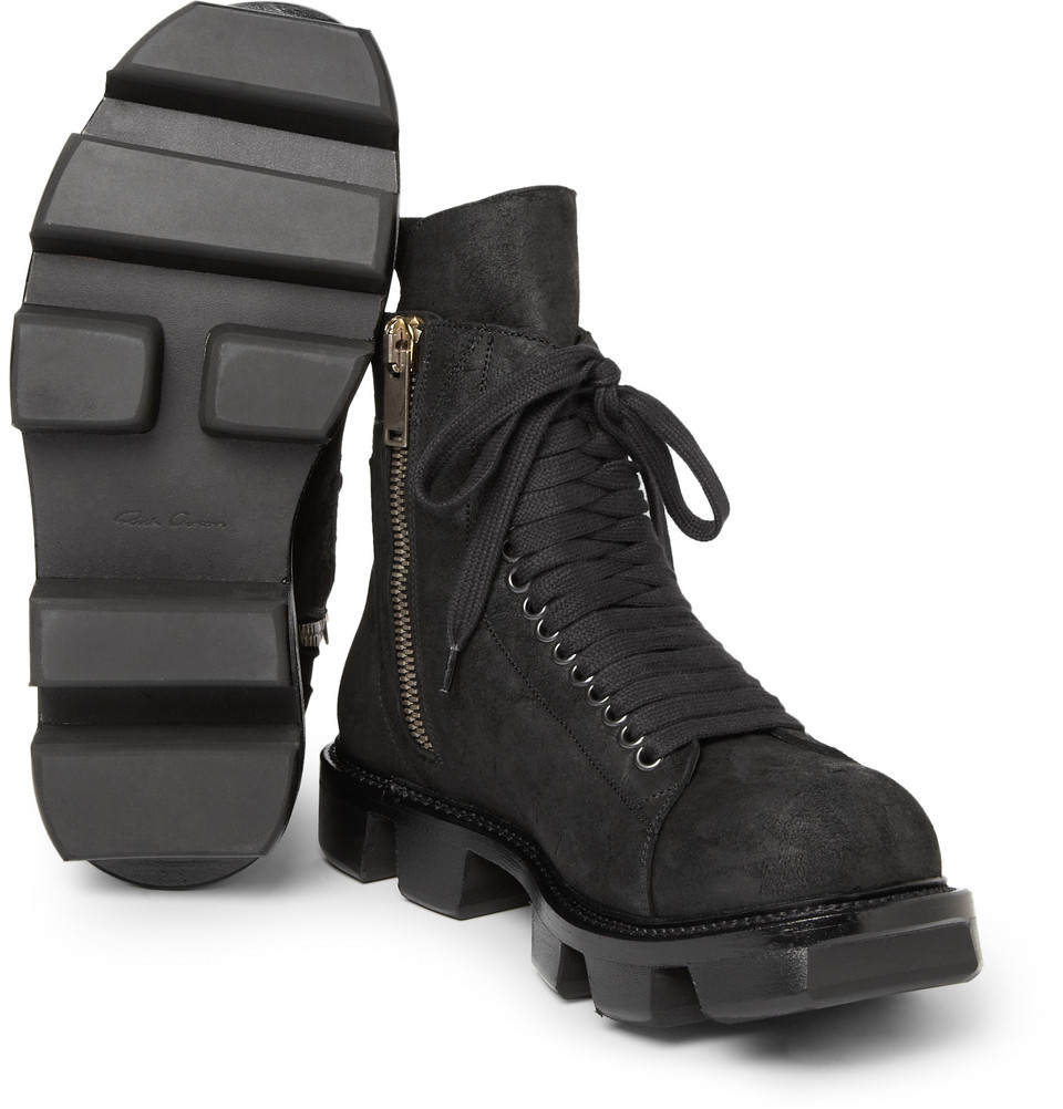 rick owens plinth boots