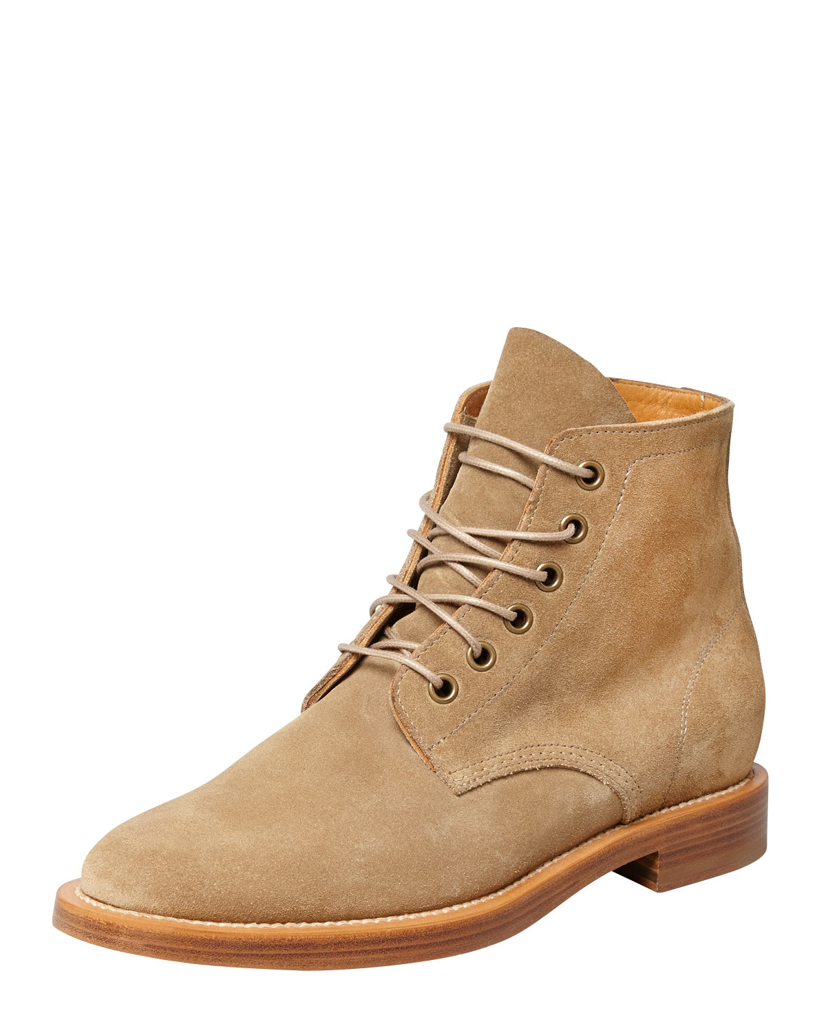 saint laurent lace up boots