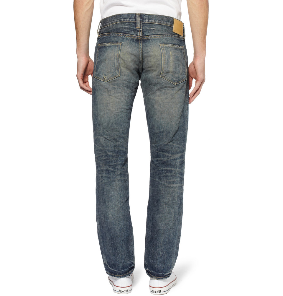 Lyst - Simon Miller Knoll Straight-Fit Washed Selvedge Denim Jeans in ...