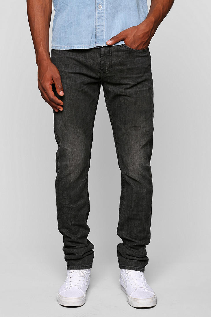 Urban Outfitters Thvm Smoke Skinny Jeans in Black for Men | Lyst