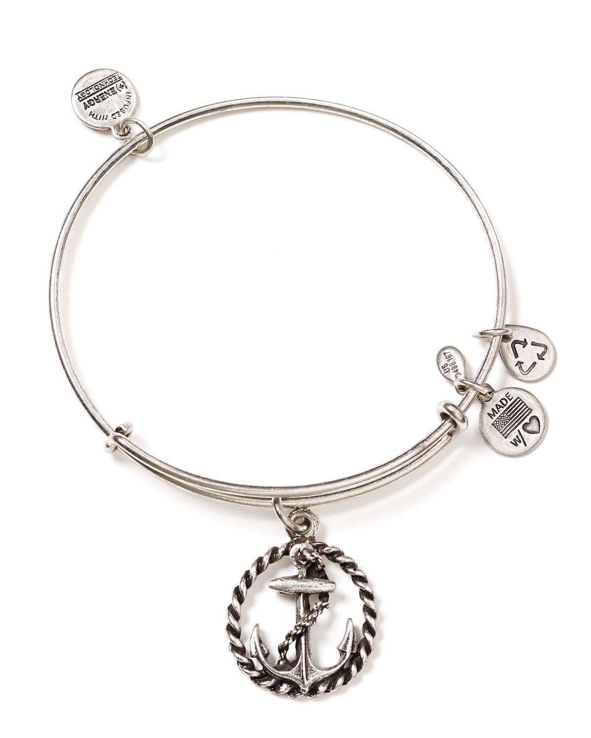 Lyst Alex And Ani Nautical Bangle In Metallic Gallery