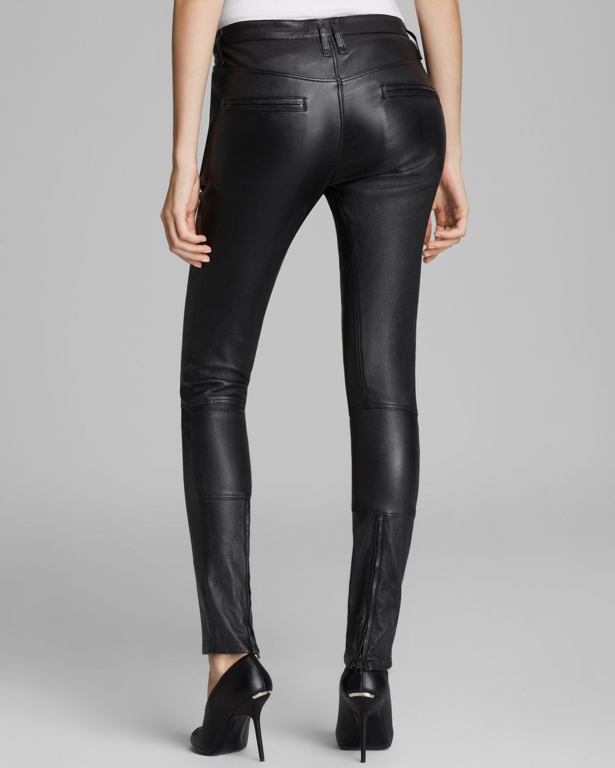 burberry leather pants