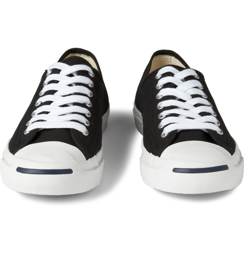 Converse Jack Purcell Canvas Sneakers in Black for Men - Lyst