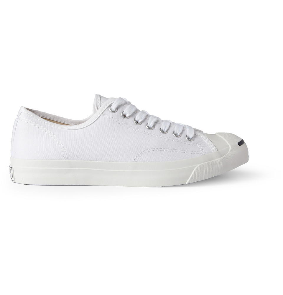 Converse Jack Purcell Canvas Sneakers in White for Men | Lyst