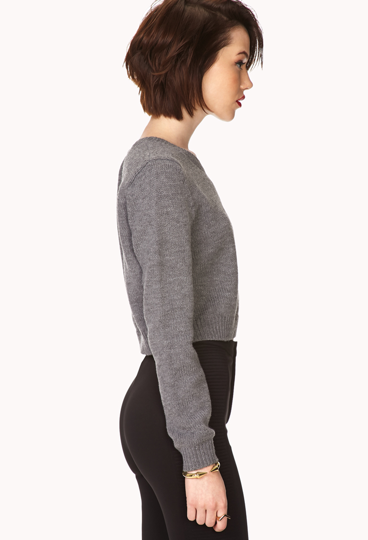 forever 21 grey sweater