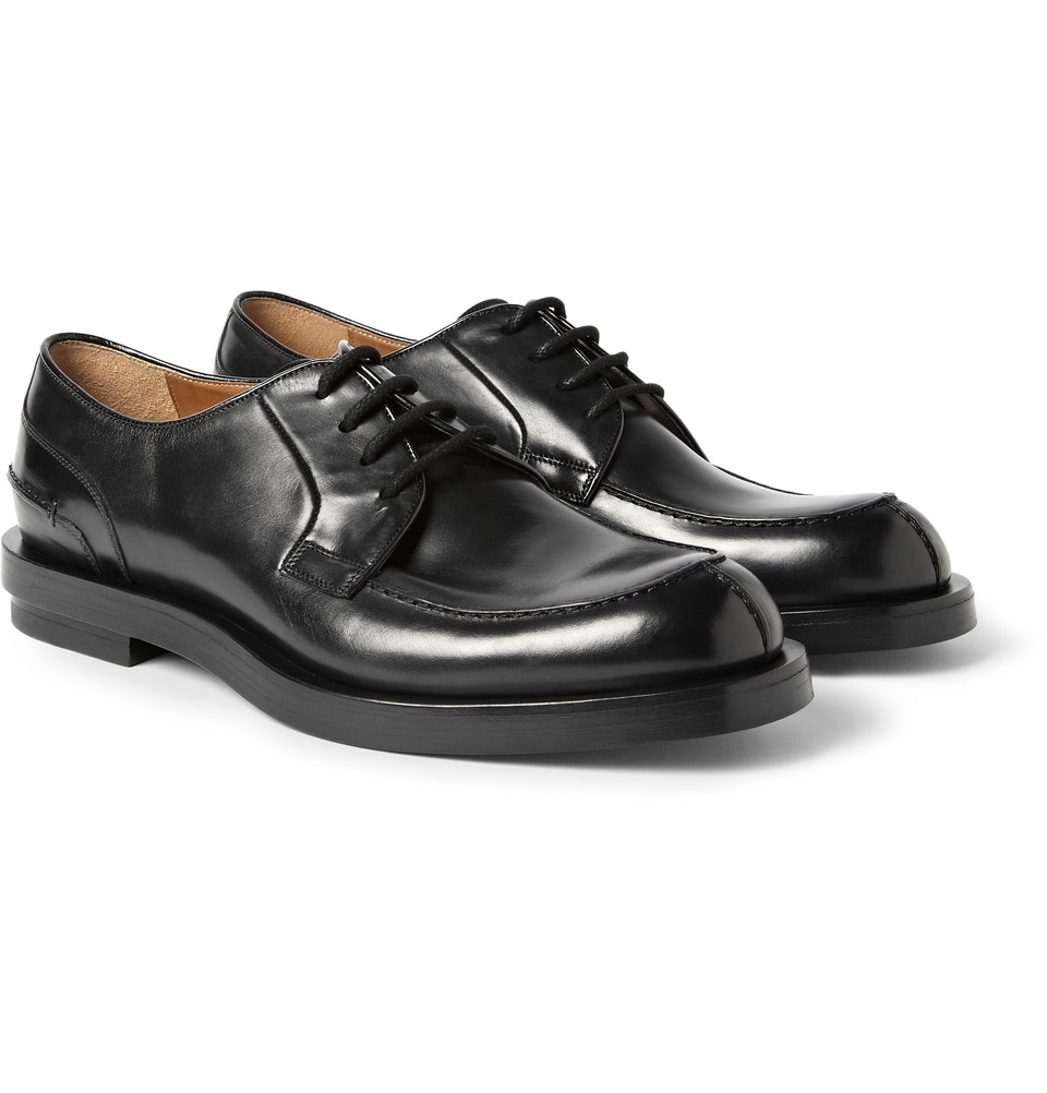 Gucci Leather Split Toe Derby Shoes in Black for Men Lyst