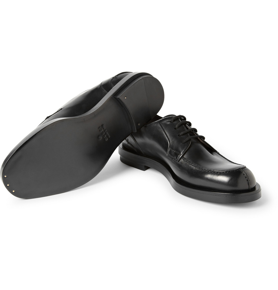 Gucci Leather Split Toe Derby Shoes in Black for Men Lyst