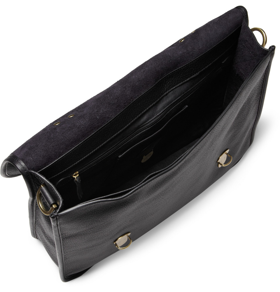 Mulberry Elkington Leather Briefcase in Black for Men Lyst