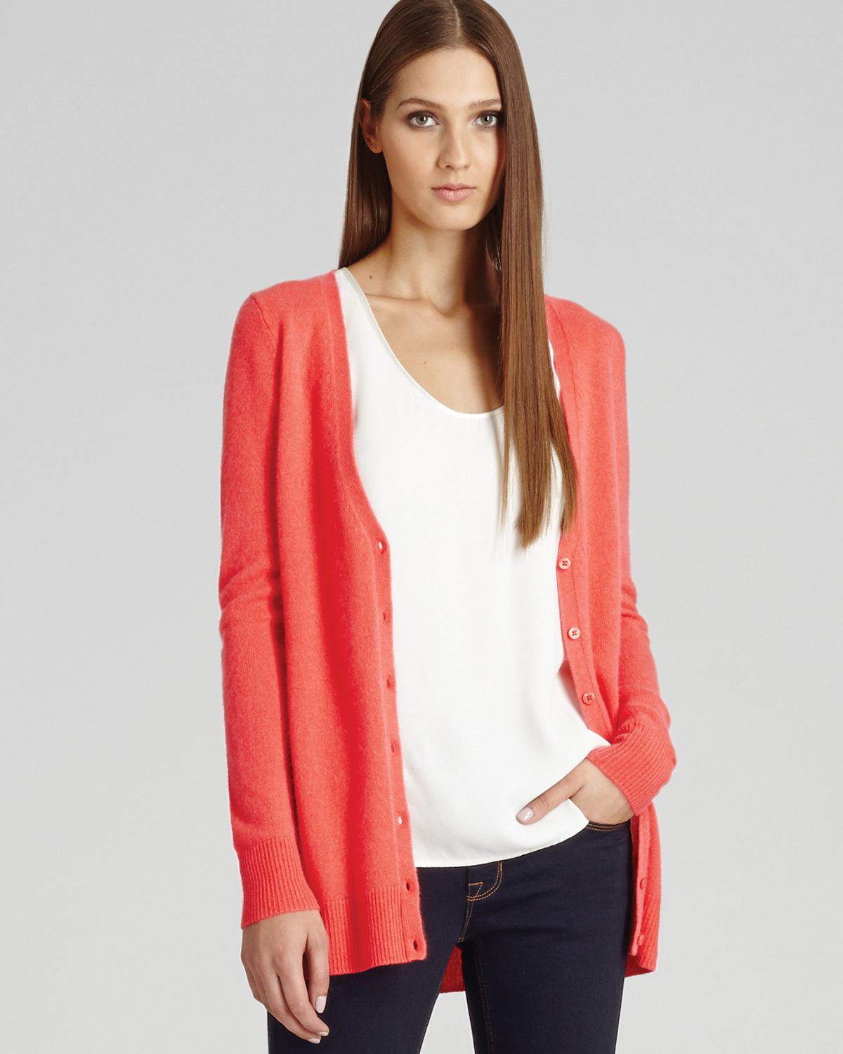 reiss cashmere cardigan