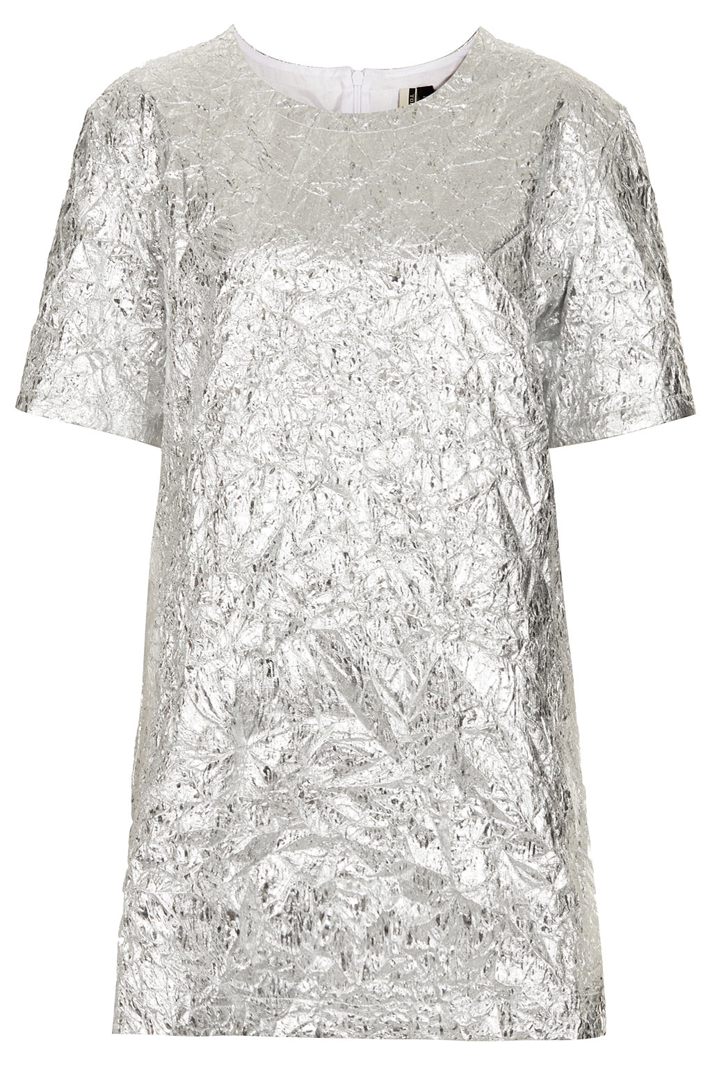 silver tshirt dress