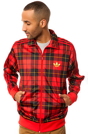 adidas checkered jacket