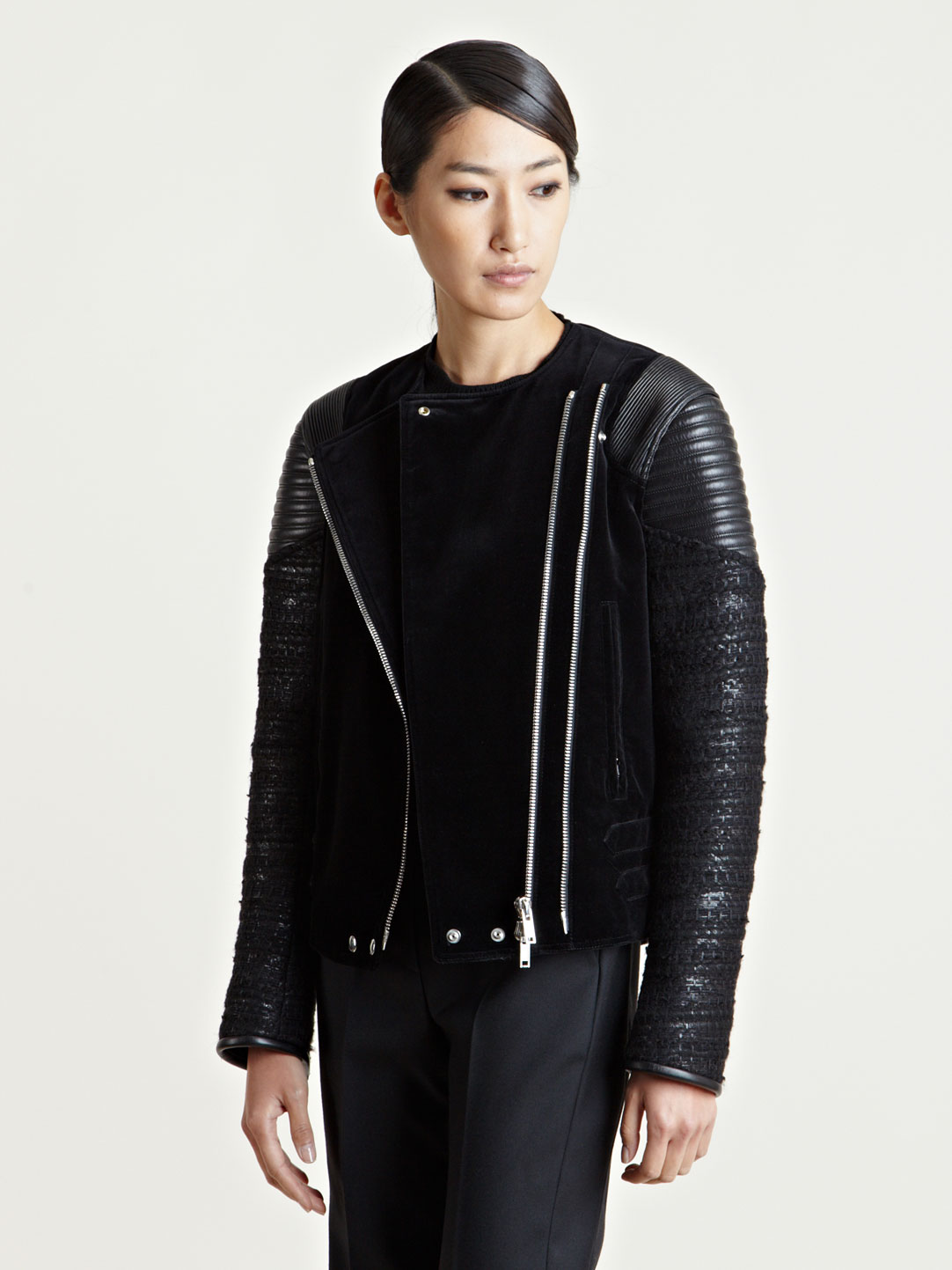 Givenchy Womens Biker Bomber Jacket in Black | Lyst