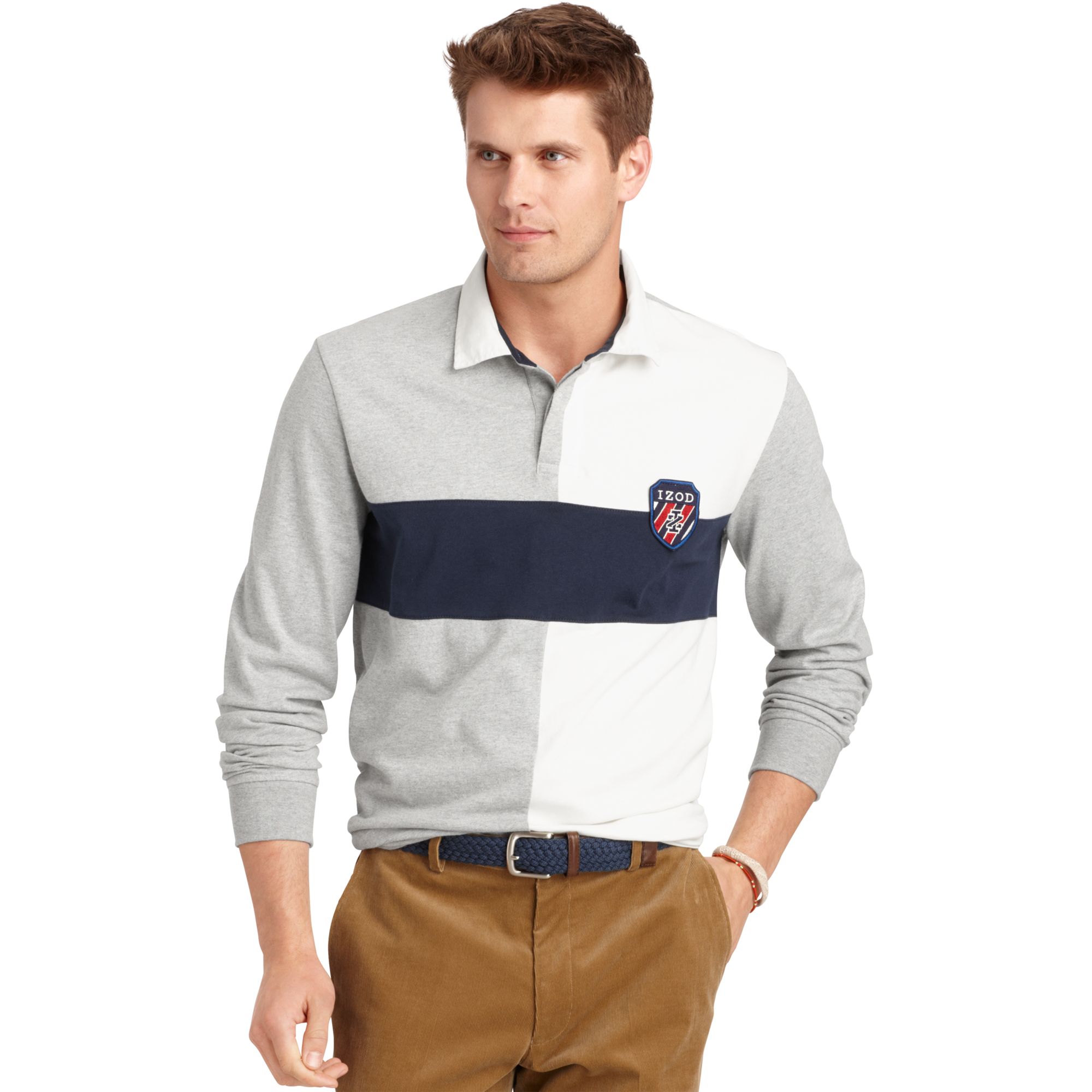 izod long sleeve polo shirts