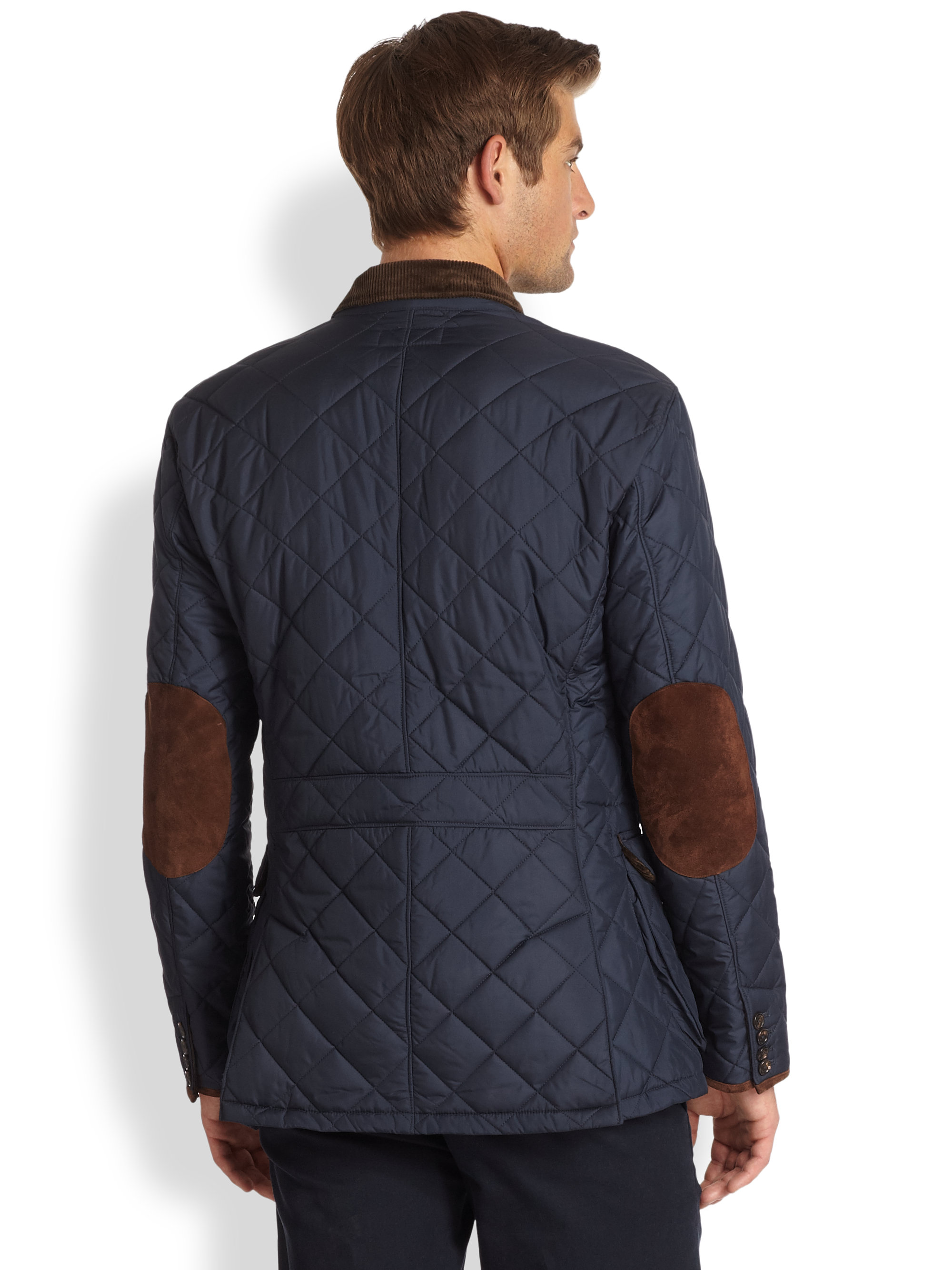 ralph lauren quilted sport coat