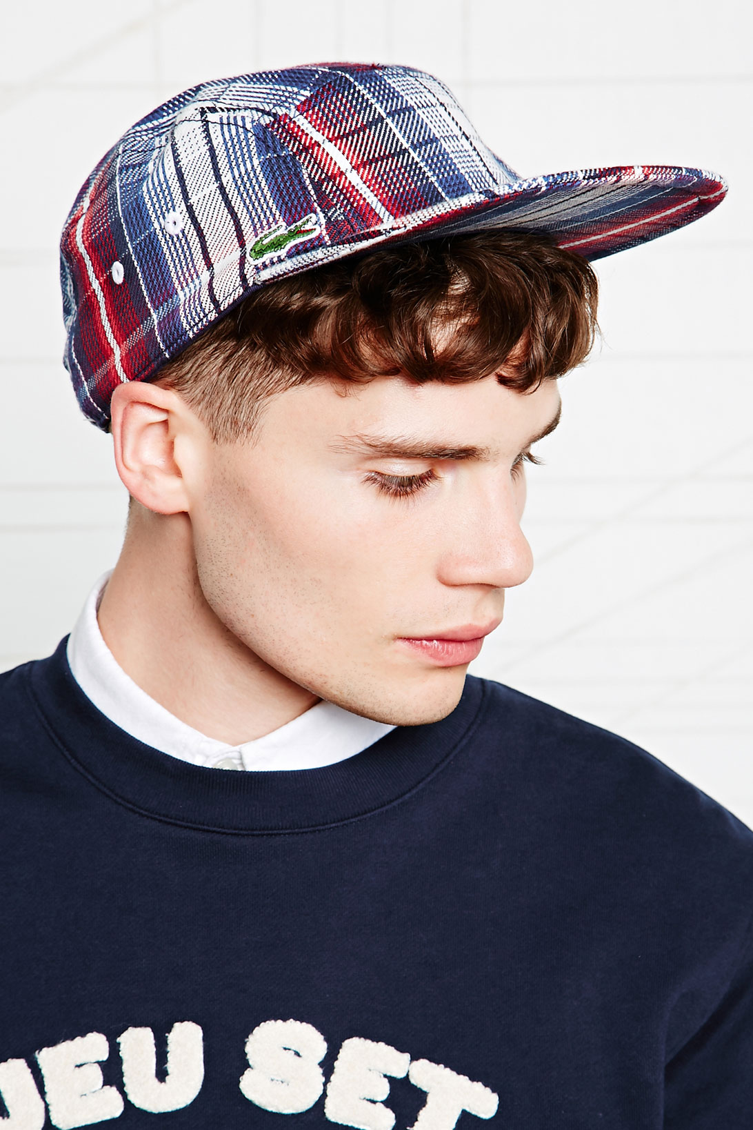lacoste 5 panel cap