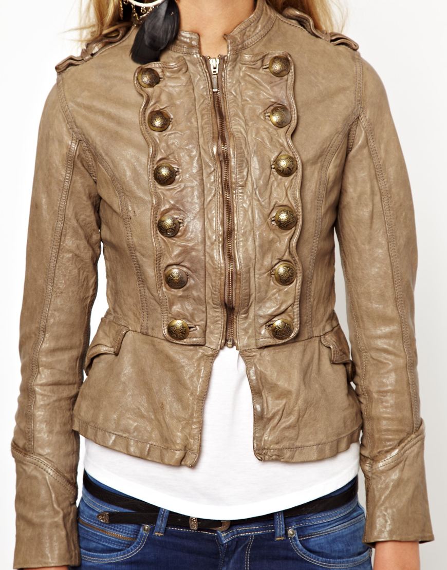military biker jacket