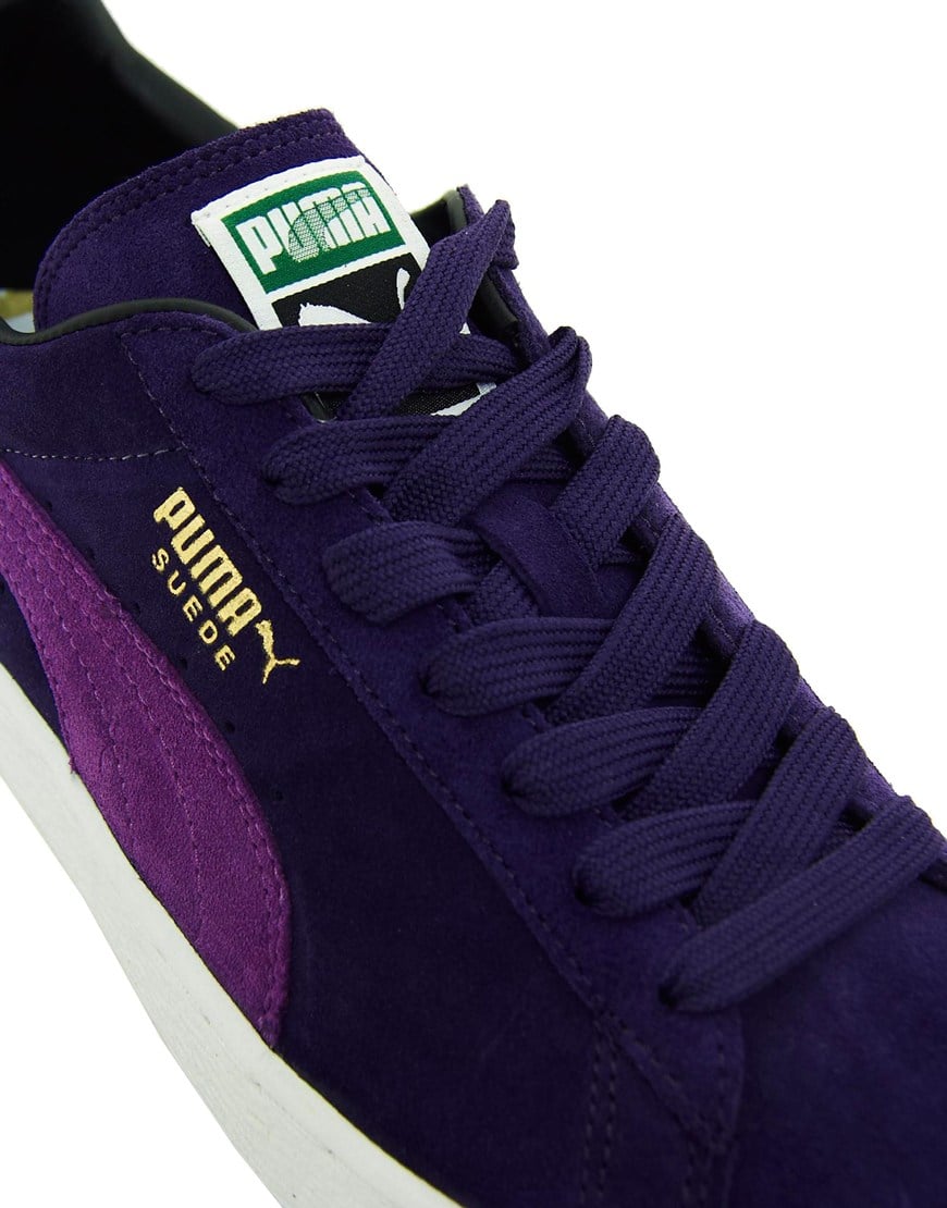 PUMA Suede Sneakers in Purple for Men | Lyst