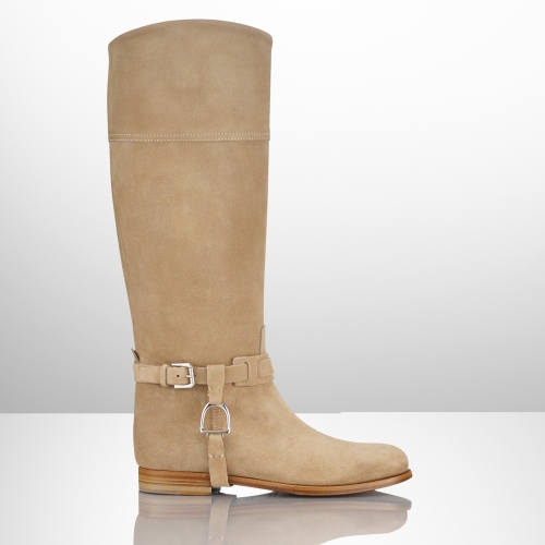 suede riding boot