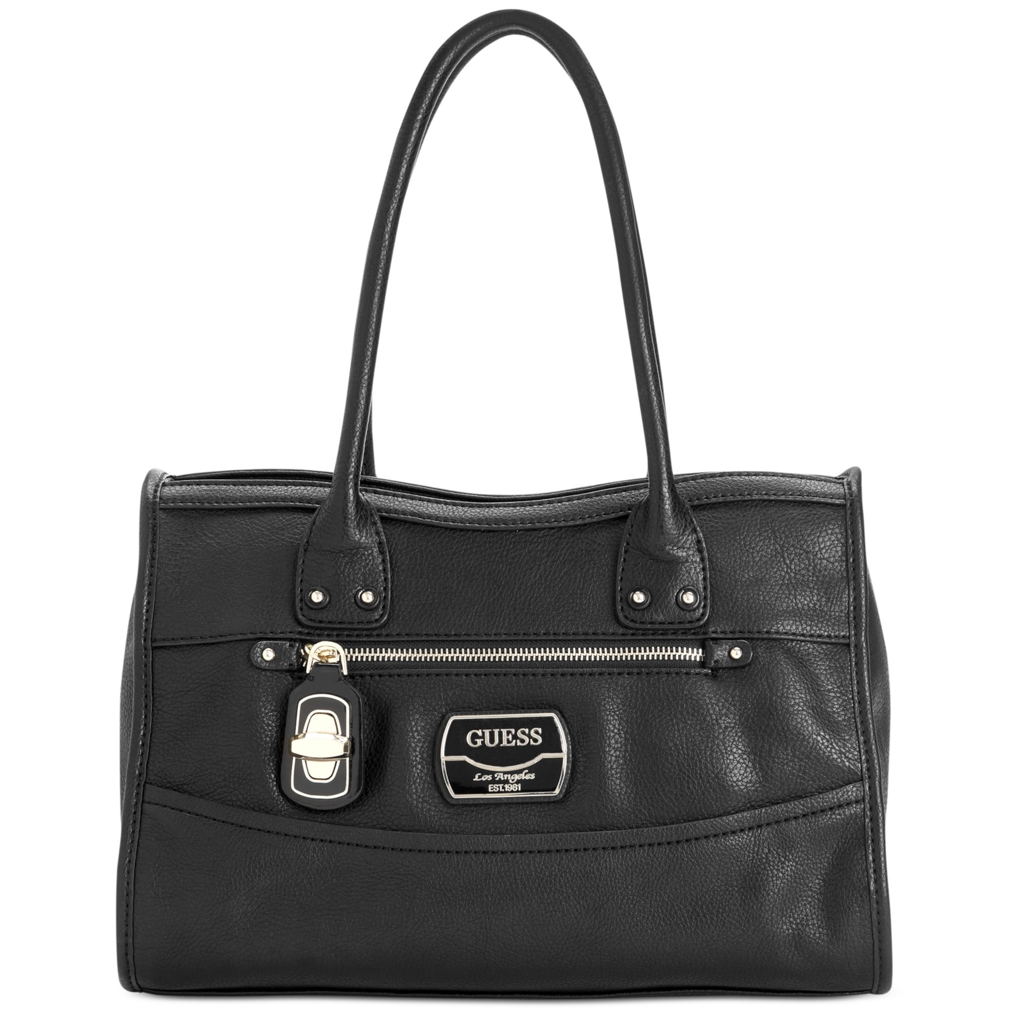 guess logo satchel handbags