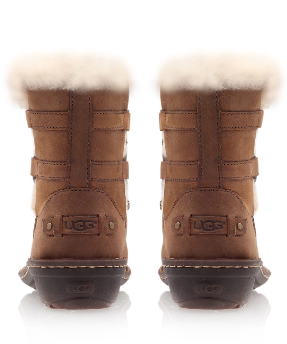 ugg brown platform boots