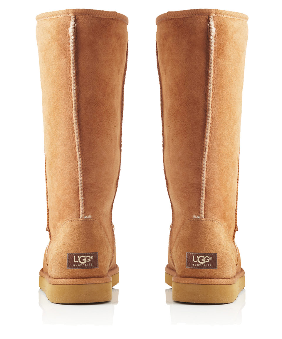 UGG Chestnut Classic Tall Sheepskin Boots in Brown - Lyst