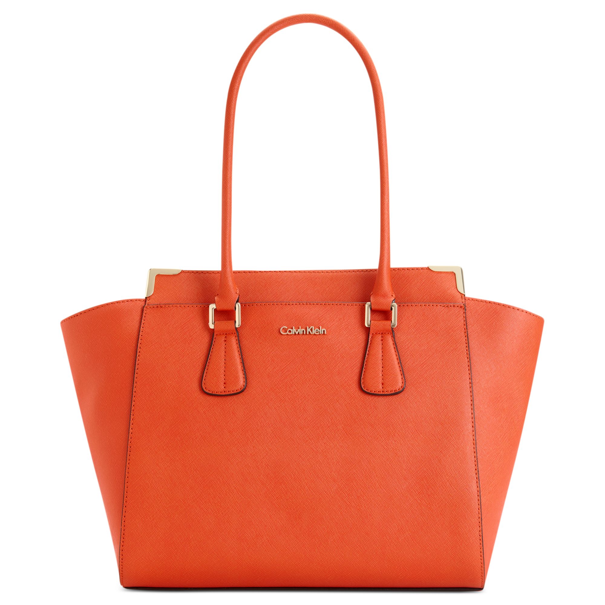 orange calvin klein bag