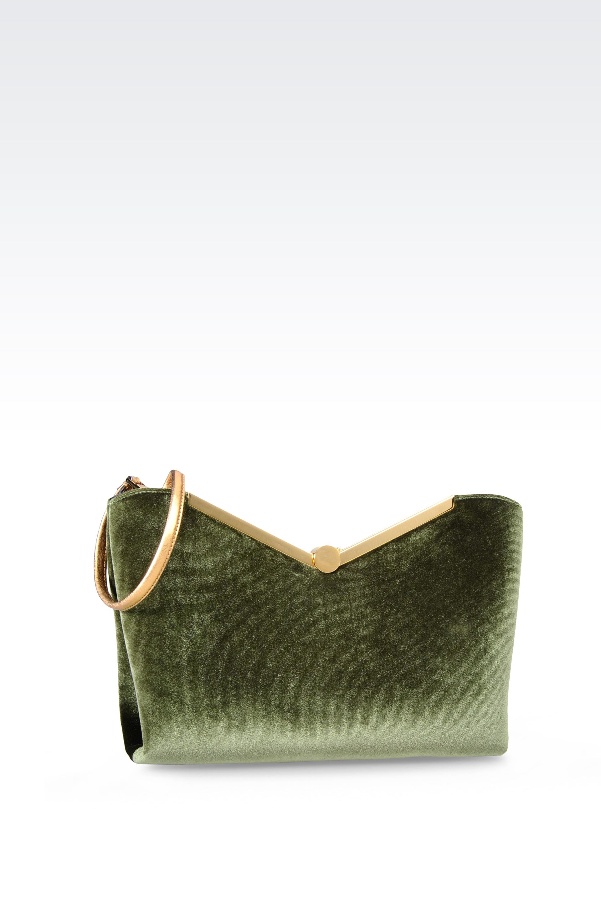 green velvet clutch bag