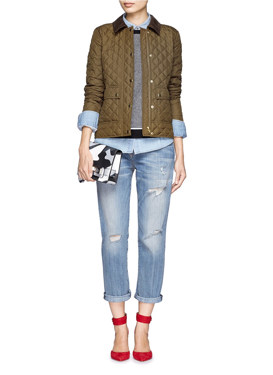 j crew quilted jacket womens