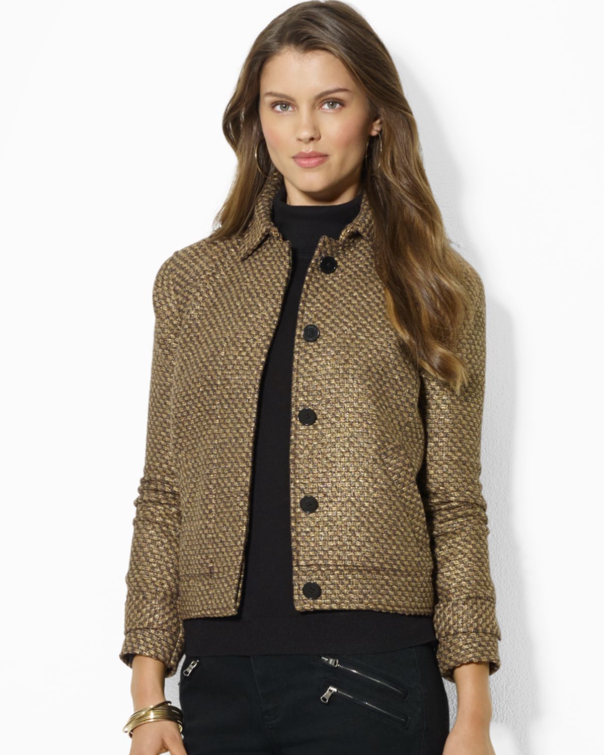 ralph lauren gold jacket