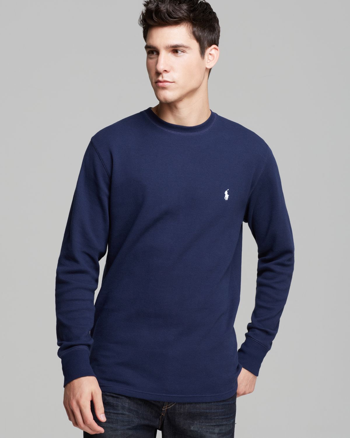 ralph lauren waffle shirt