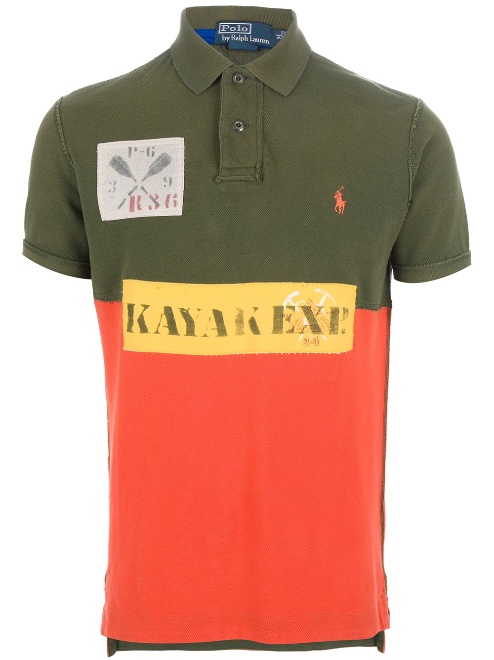Polo Ralph Lauren Patch Detailed Polo Shirt in Green for Men | Lyst