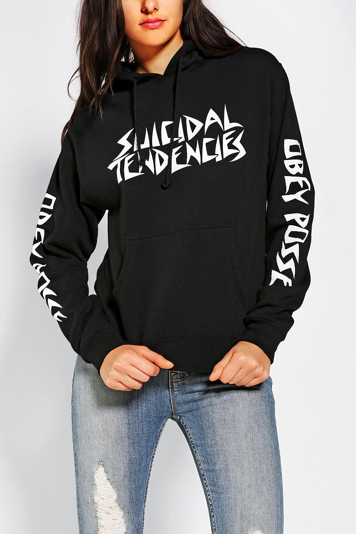 black hoodie urban
