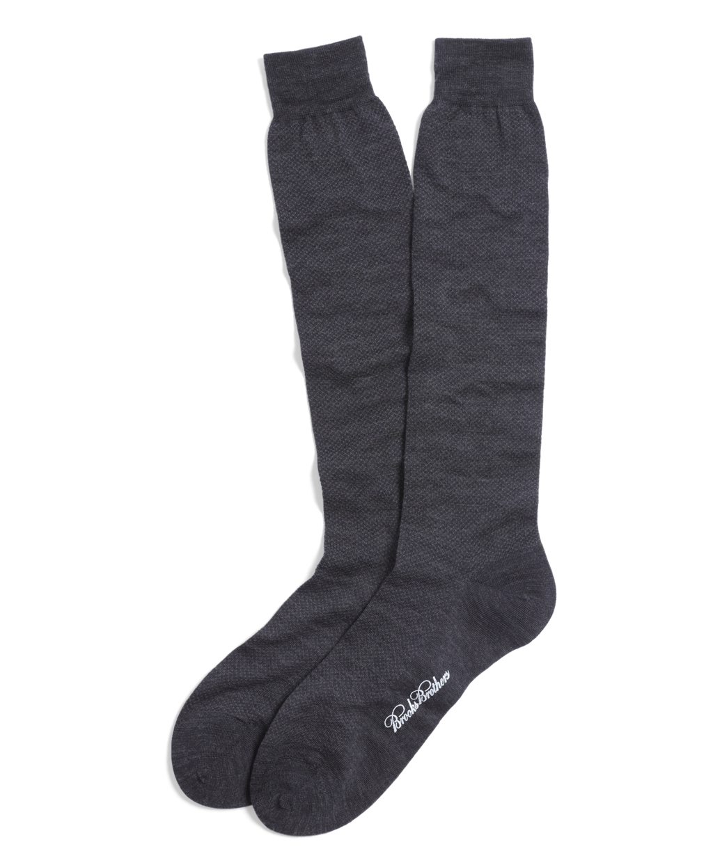 Brooks brothers Merino Wool Mini Dot Over-the-calf Socks in Gray for ...