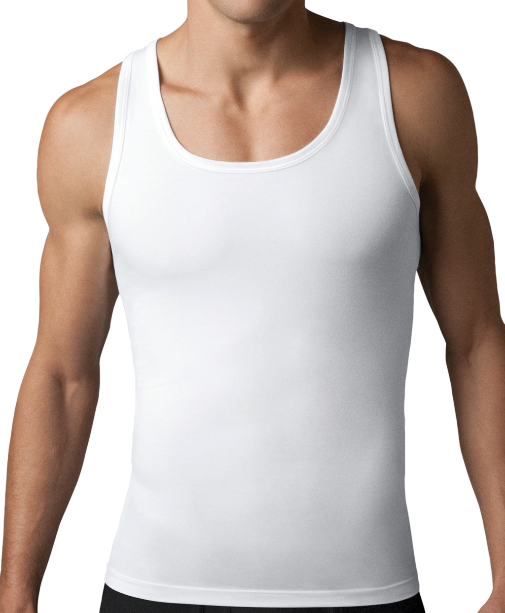 Brooks brothers Spanx® Cotton Compression Tank in White for Men Lyst